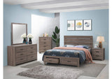 Brantford 5-piece Eastern King Bedroom Set Barrel Oak