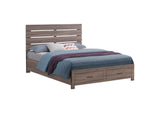 207040Q Brantford Wood Queen Storage Panel Bed Barrel Oak
