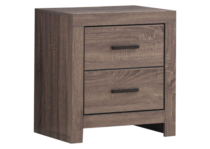 207042 Brantford 2-drawer Nightstand Barrel Oak