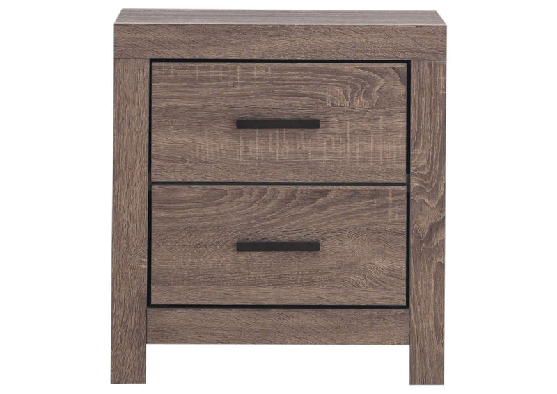 207042 Brantford 2-drawer Nightstand Barrel Oak