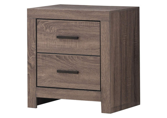 207042 Brantford 2-drawer Nightstand Barrel Oak