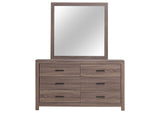 207043M Brantford 6-drawer Dresser with Mirror Barrel Oak