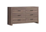 207043 Brantford 6-drawer Dresser Barrel Oak