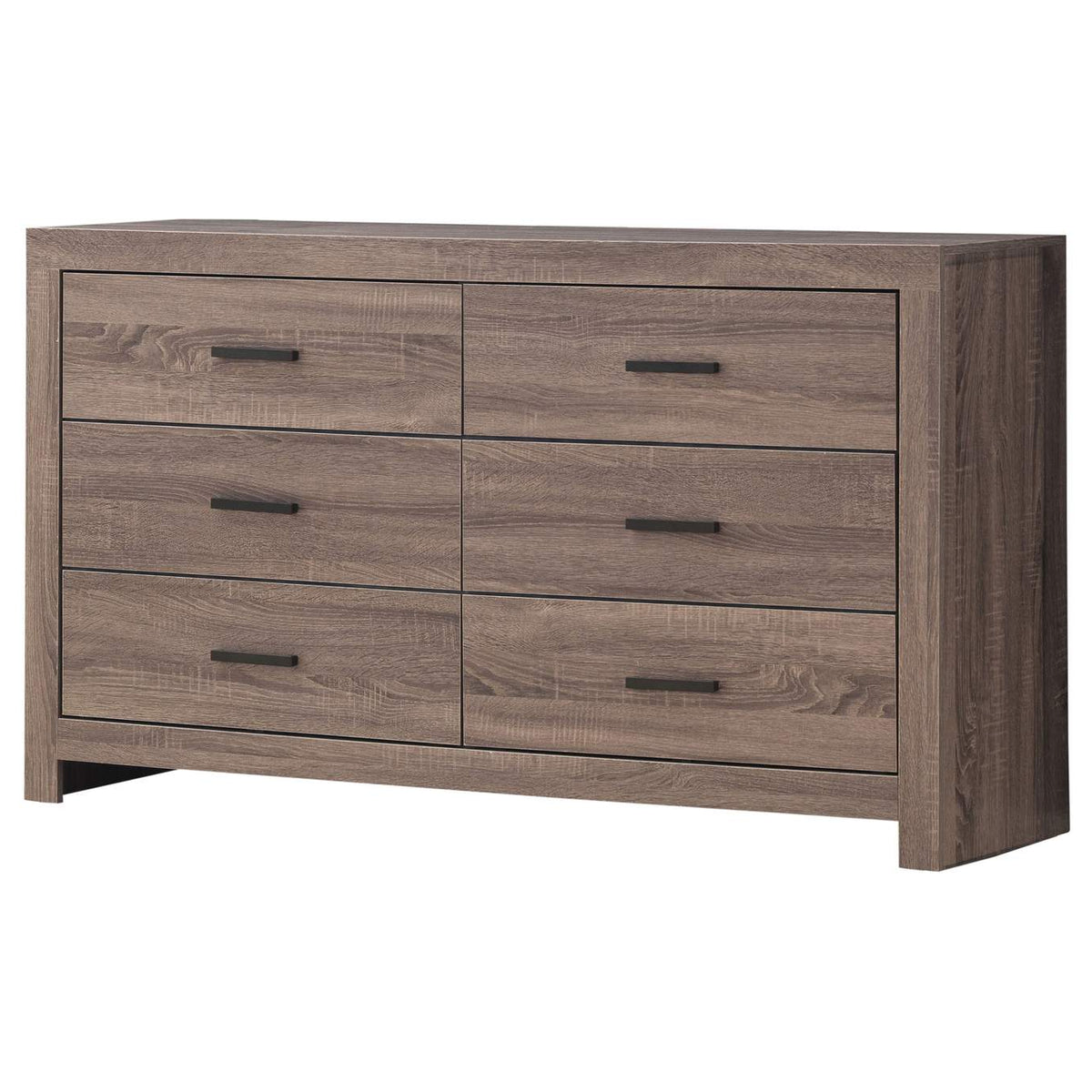 207043 Brantford 6-drawer Dresser Barrel Oak