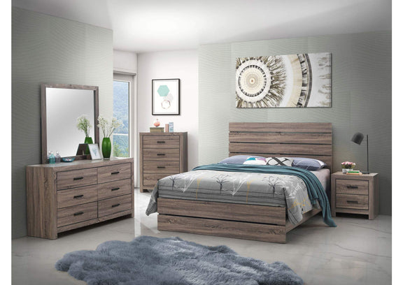 207043 Brantford 6-drawer Dresser Barrel Oak
