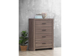 207045 Brantford 4-drawer Bedroom Chest Barrel Oak