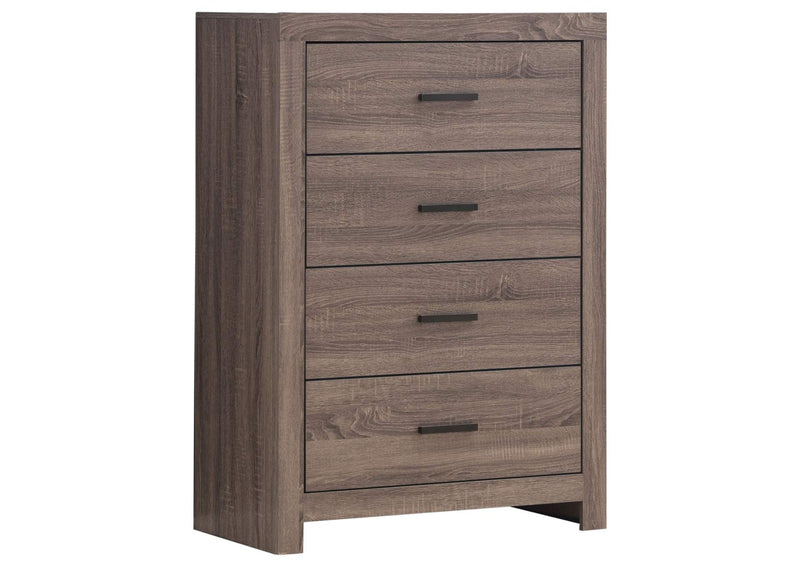 207045 Brantford 4-drawer Bedroom Chest Barrel Oak