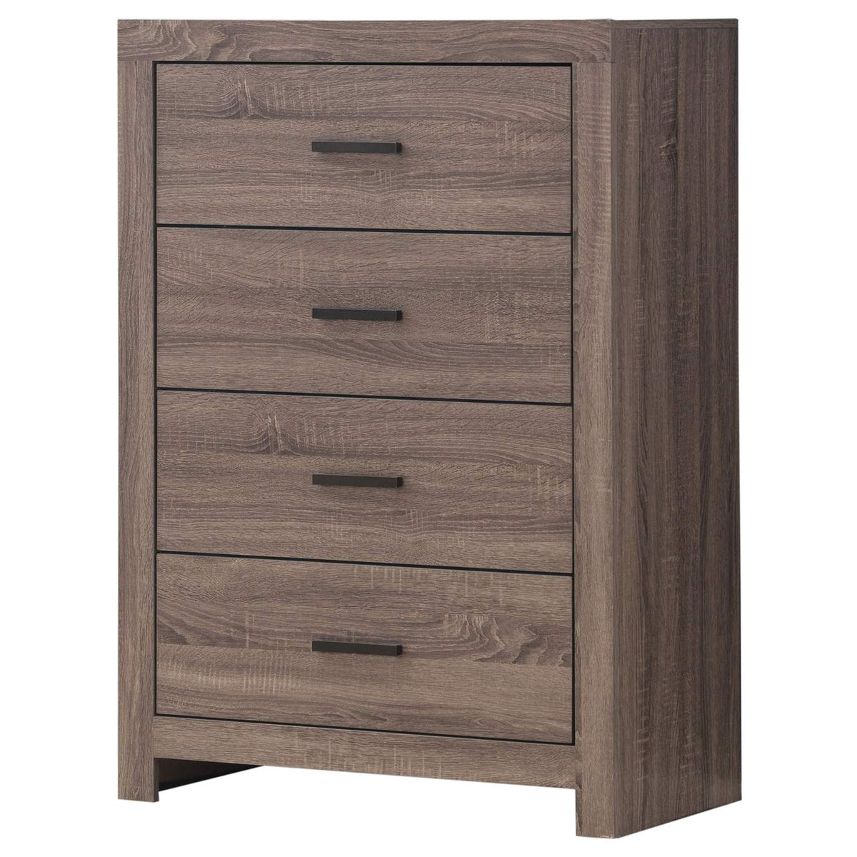 207045 Brantford 4-drawer Bedroom Chest Barrel Oak