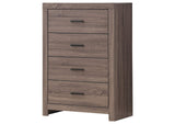 207045 Brantford 4-drawer Bedroom Chest Barrel Oak