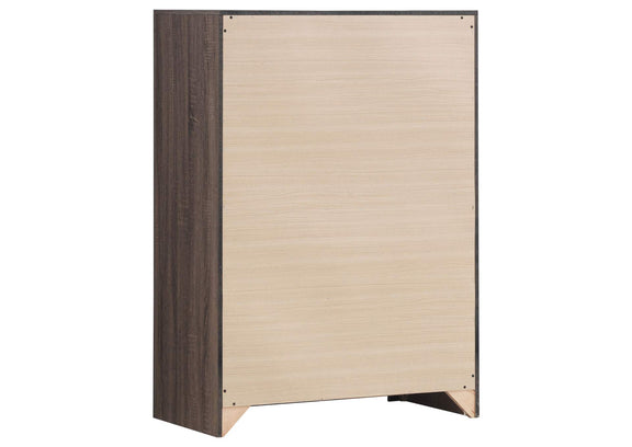 207045 Brantford 4-drawer Bedroom Chest Barrel Oak