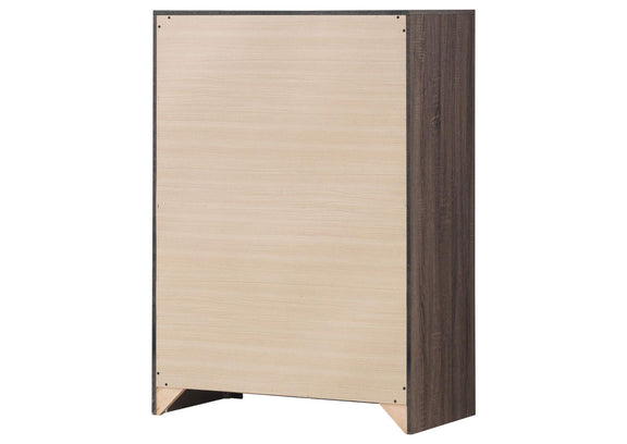 207045 Brantford 4-drawer Bedroom Chest Barrel Oak