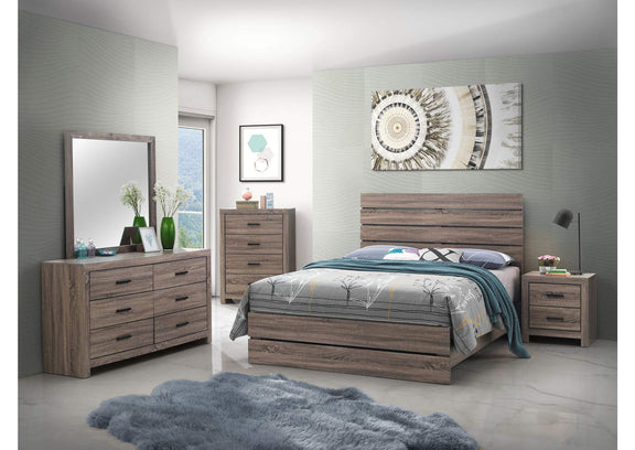 207045 Brantford 4-drawer Bedroom Chest Barrel Oak