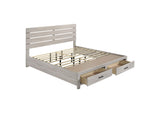 207050KE Brantford Wood Eastern King Storage Panel Bed Coastal White