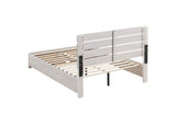 207050Q Brantford Wood Queen Storage Panel Bed Coastal White