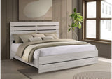 207051KE Brantford Wood Eastern King Panel Bed Coastal White