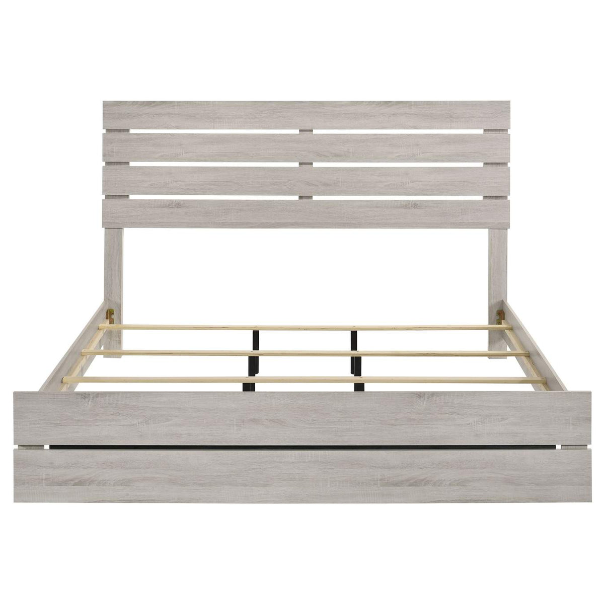 207051KE Brantford Wood Eastern King Panel Bed Coastal White