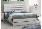 207051Q Brantford Wood Queen Panel Bed Coastal White
