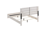 207051Q Brantford Wood Queen Panel Bed Coastal White