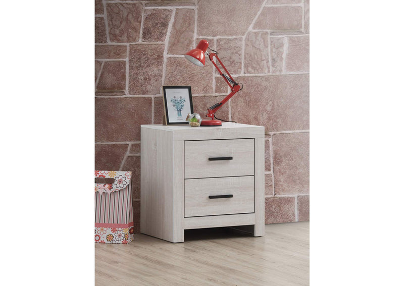 207052 Brantford 2-drawer Nightstand Coastal White