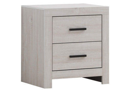207052 Brantford 2-drawer Nightstand Coastal White