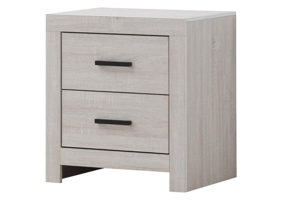207052 Brantford 2-drawer Nightstand Coastal White