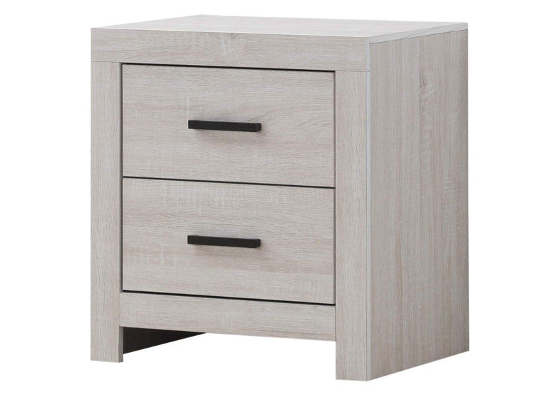 207052 Brantford 2-drawer Nightstand Coastal White