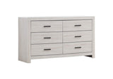 207053 Brantford 6-drawer Dresser Coastal White