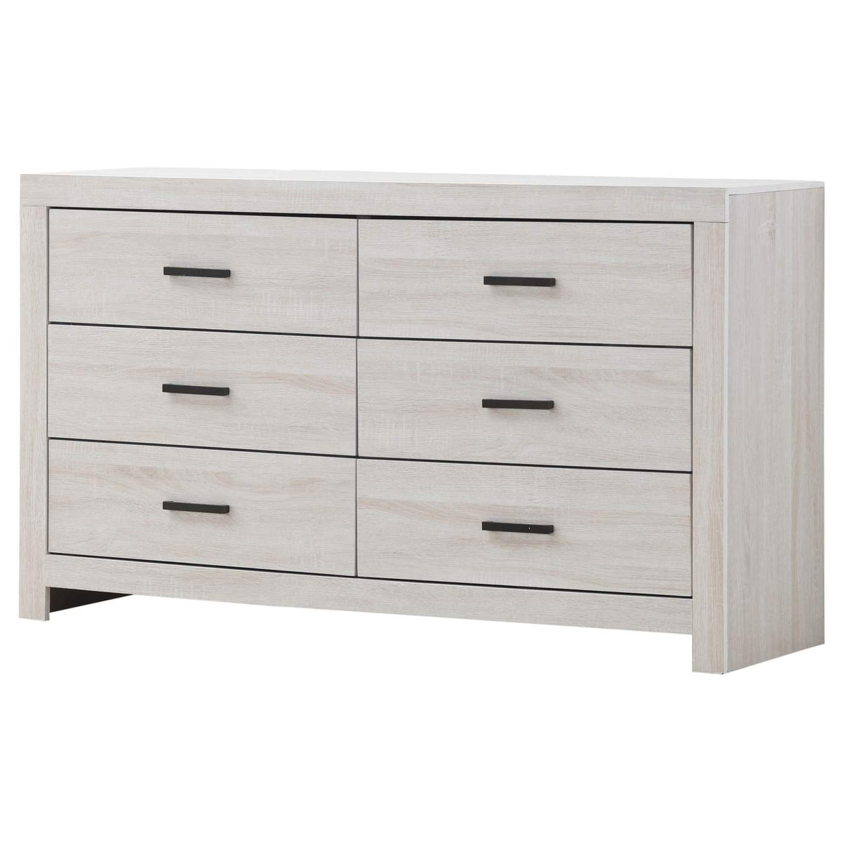 207053 Brantford 6-drawer Dresser Coastal White