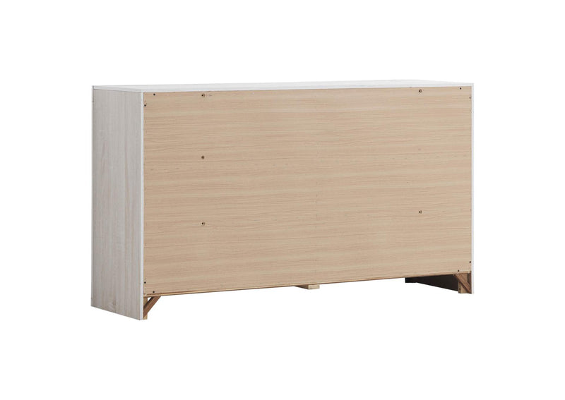 207053 Brantford 6-drawer Dresser Coastal White