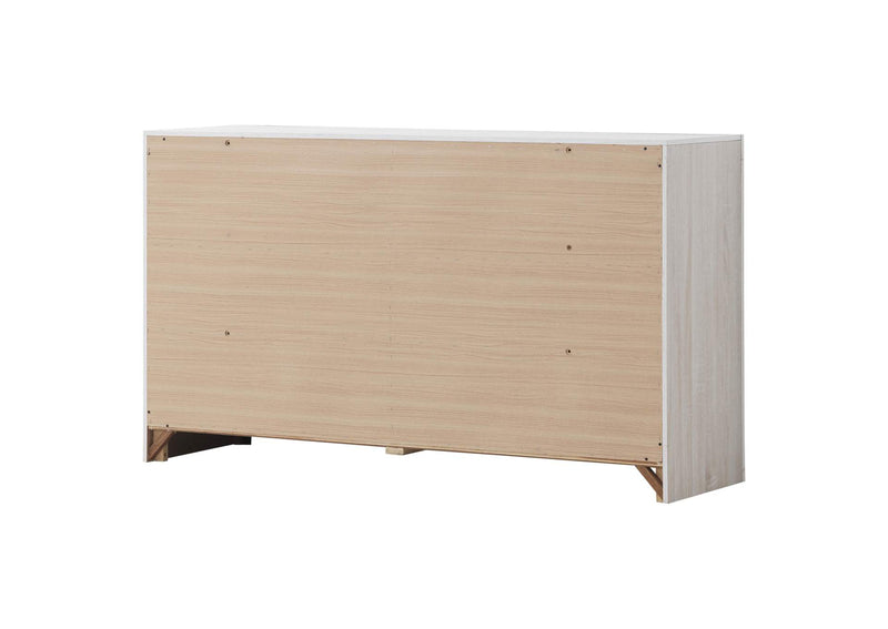 207053 Brantford 6-drawer Dresser Coastal White