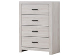 207055 Brantford 4-drawer Bedroom Chest Coastal White