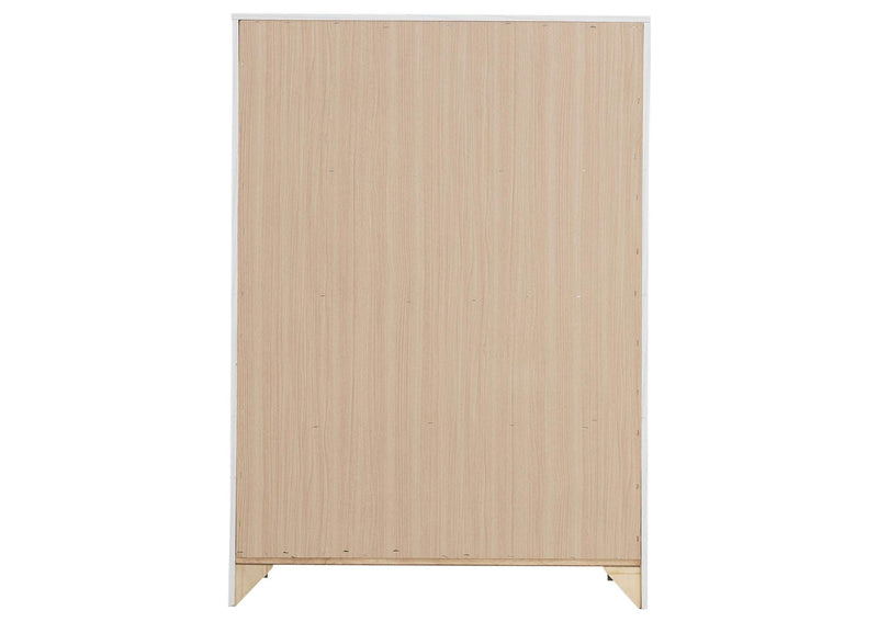207055 Brantford 4-drawer Bedroom Chest Coastal White