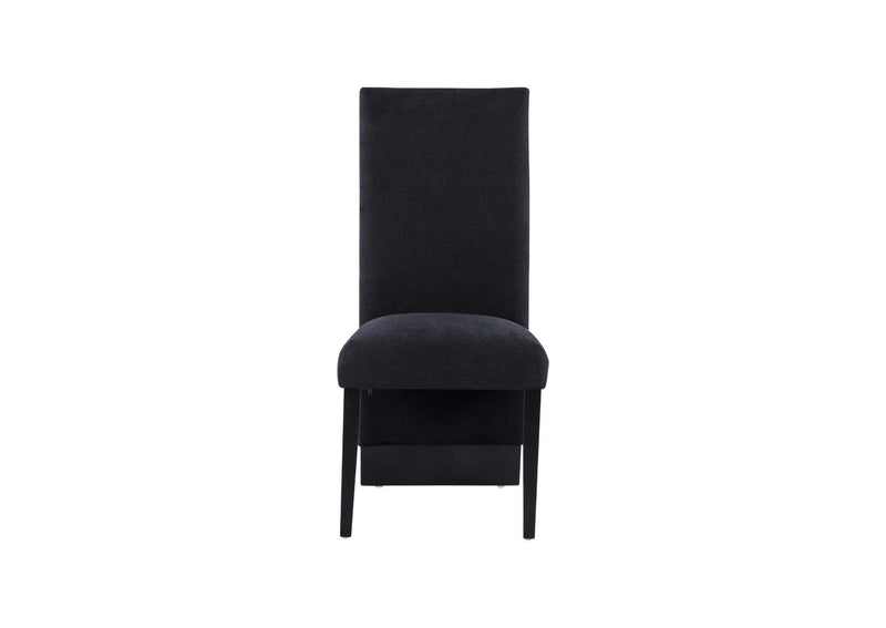 D12DC-BLK-N D12 BLACK DINING CHAIR