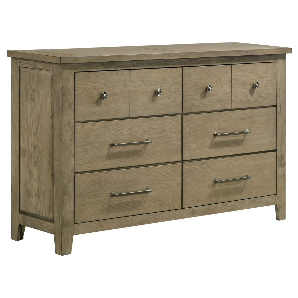 207530KE-S4 Hazlewood 4-piece Eastern King Bedroom Set Vineyard Oak