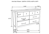 207530KE-S5 Hazlewood 5-piece Eastern King Bedroom Set Vineyard Oak