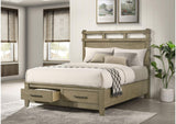 207530KE Hazlewood 59-inch Eastern King Storage Bed Vineyard Oak