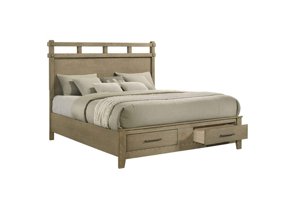 207530KE Hazlewood 59-inch Eastern King Storage Bed Vineyard Oak