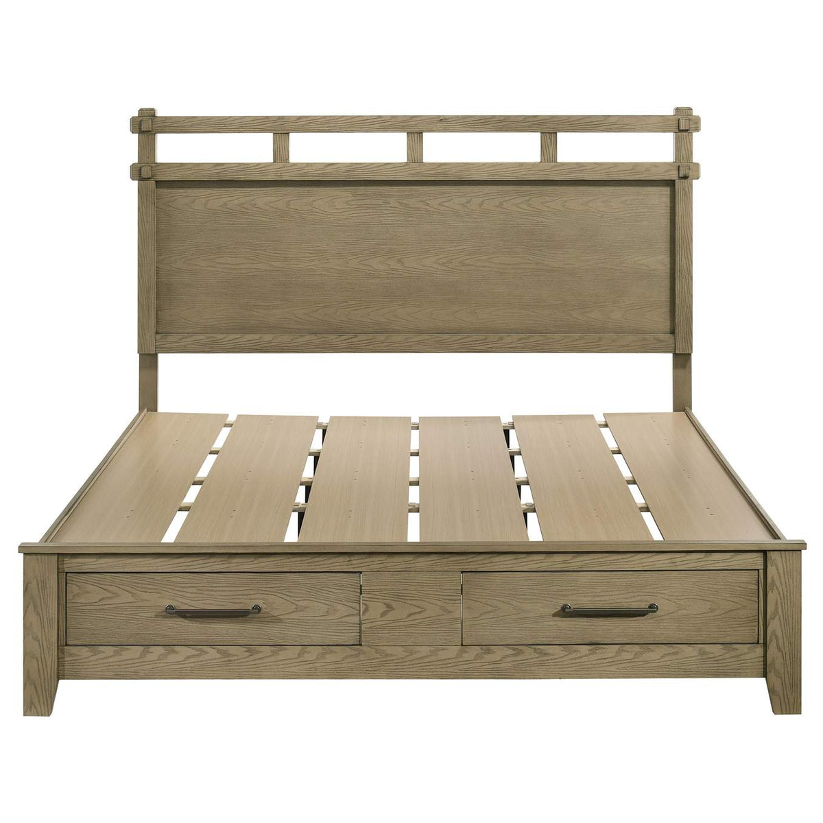 207530KE Hazlewood 59-inch Eastern King Storage Bed Vineyard Oak