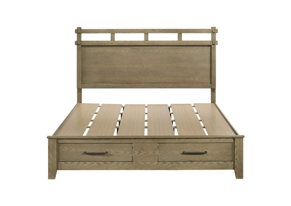 207530KE Hazlewood 59-inch Eastern King Storage Bed Vineyard Oak