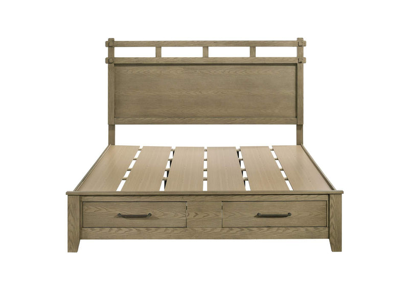 207530KE Hazlewood 59-inch Eastern King Storage Bed Vineyard Oak