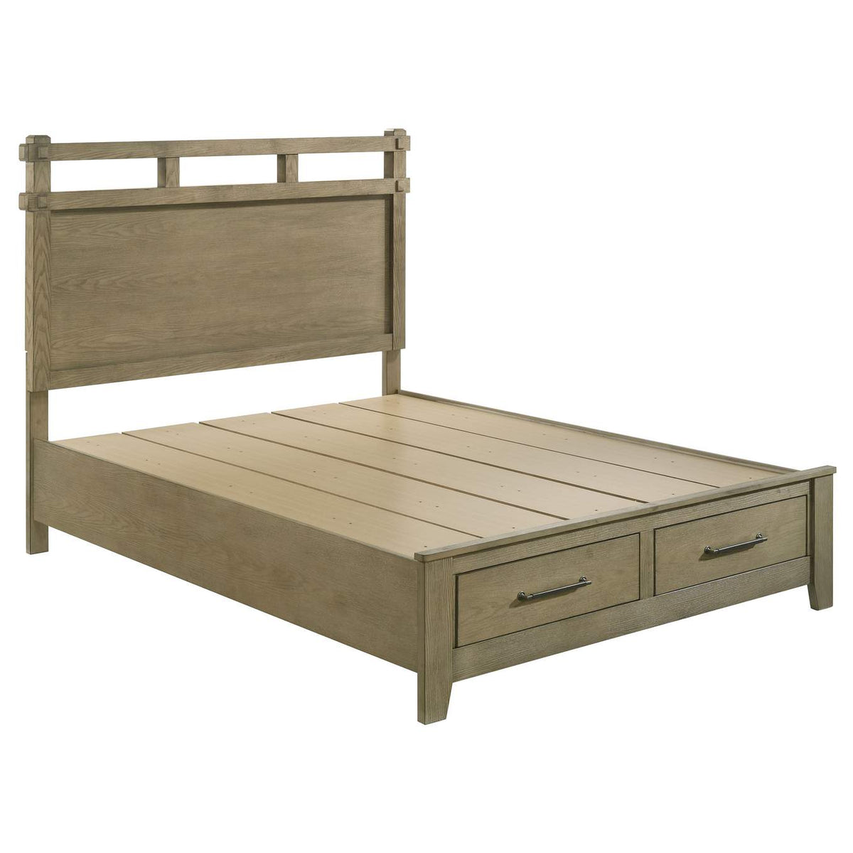207530Q-S4 Hazlewood 4-piece Queen Bedroom Set Vineyard Oak
