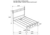 207530Q-S4 Hazlewood 4-piece Queen Bedroom Set Vineyard Oak
