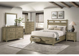 207530Q-S5 Hazlewood 5-piece Queen Bedroom Set Vineyard Oak