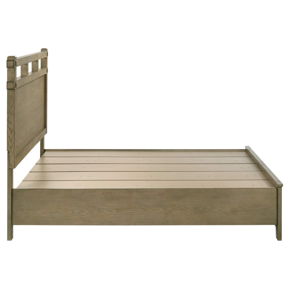 207530Q Hazlewood 59-inch Queen Panel Storage Bed Vineyard Oak