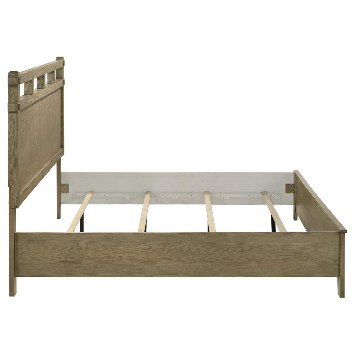 207531KE Hazlewood 61-inch Eastern King Panel Bed Vineyard Oak
