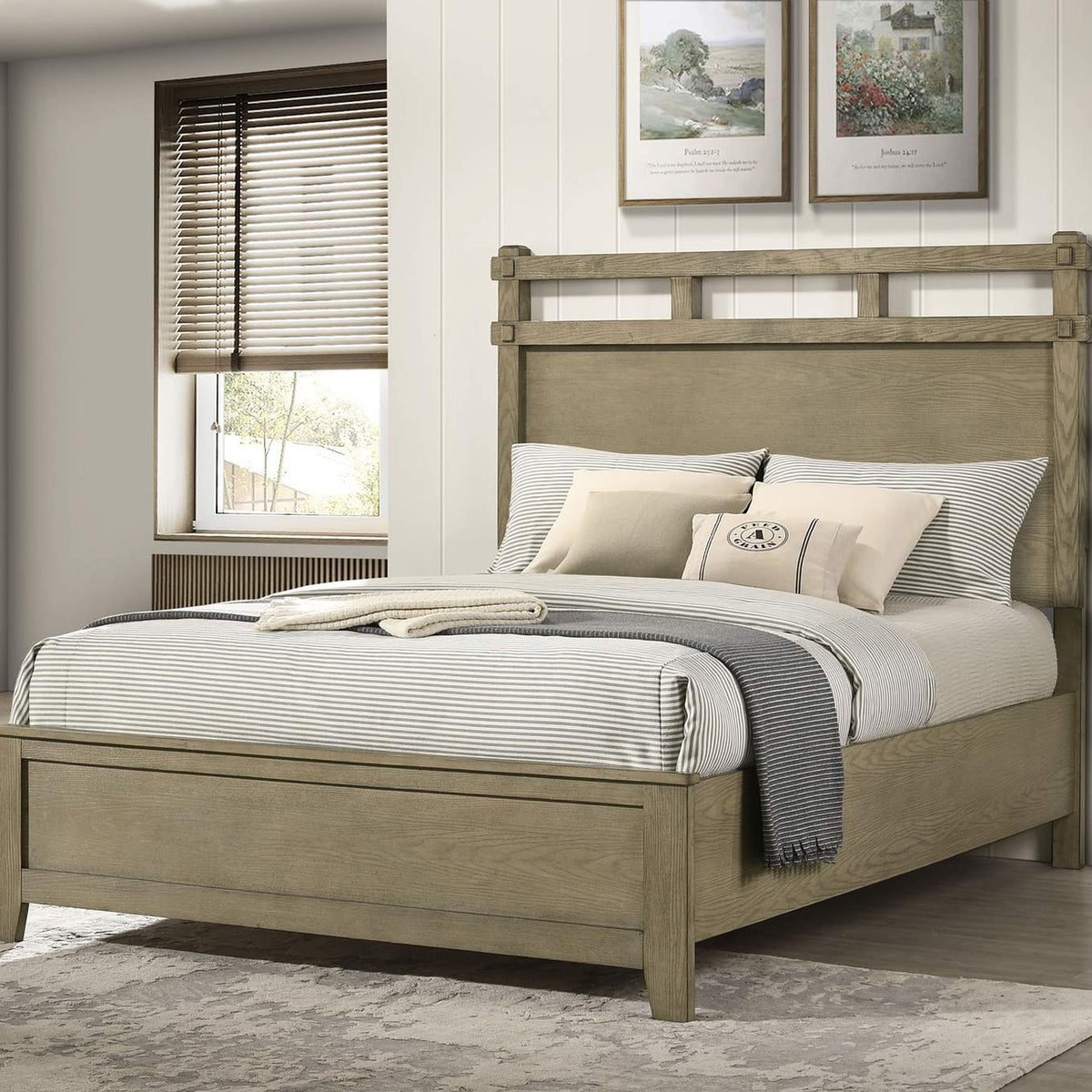 207531Q Hazlewood 61-inch Queen Panel Bed Vineyard Oak