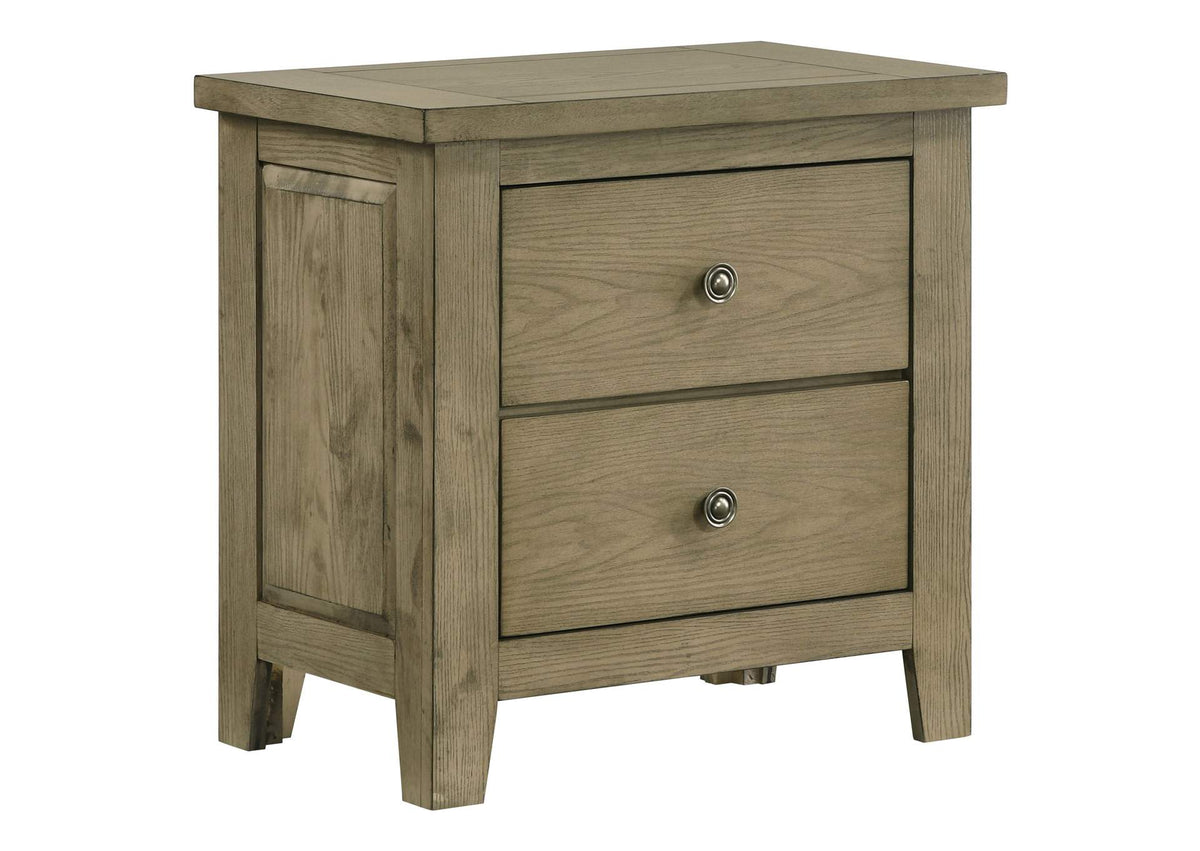 207532 Hazlewood 2-drawer Nightstand Bedside Table Vineyard Oak