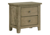 207532 Hazlewood 2-drawer Nightstand Bedside Table Vineyard Oak
