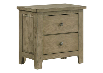 207532 Hazlewood 2-drawer Nightstand Bedside Table Vineyard Oak