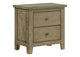 207532 Hazlewood 2-drawer Nightstand Bedside Table Vineyard Oak